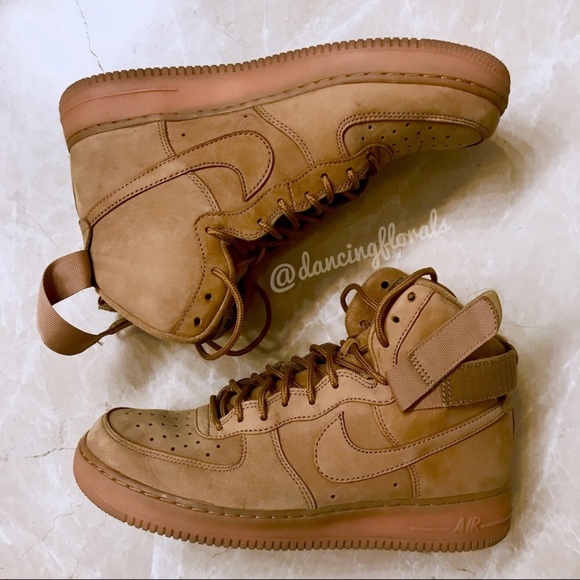 Nike Shoes Air Force 1 High Lv8 Flax Wheats Mens 10 Poshmark Nike Shoes Air Force 1 High Lv8 Flax Wheats Mens 10 Poshmark